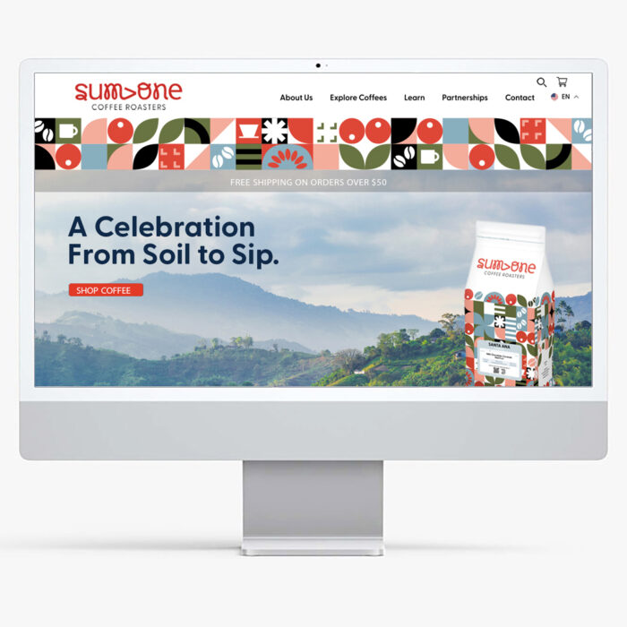 SumOneCoffee.com Website Design